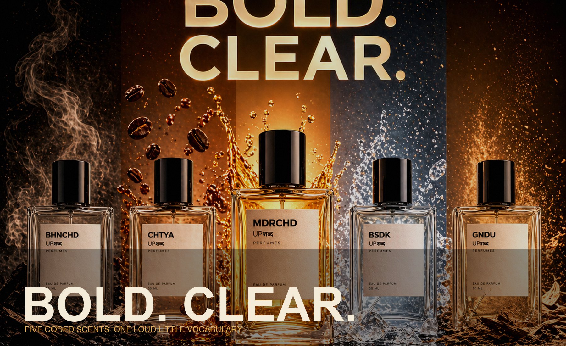 Upshabd Perfumes full lineup campaign